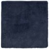 vidaXL Tapis shaggy à poils longs NAVARRA bleu marine 160x160 cm