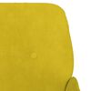 vidaXL Banc Jaune 108x79x79 cm Velours
