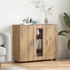 vidaXL Cabinet en Bois Ch&ecirc;ne artisanal 88,5 x 30,5 x 73 cm