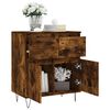 vidaXL Buffet Ch&ecirc;ne fum&eacute; 60x35x70 cm Bois d'ing&eacute;nierie