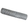 vidaXL Cl&ocirc;ture hexagonale 0,8 x 25 m Acier galvanis&eacute; Argent&eacute;