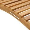 vidaXL Transat Marron 198 x 55 x 58,5 cm Bois de teck massif