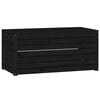 vidaXL Bo&icirc;te de jardin noir 101x50,5x46,5 cm bois massif de pin