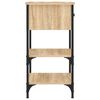 vidaXL Tables de chevet 2 pcs chêne sonoma 34x36x70 cm bois ingénierie