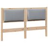 vidaXL T&ecirc;te de lit Marron Bois massif en pin