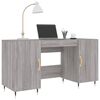 vidaXL Bureau sonoma gris 140x50x75 cm bois d'ingénierie