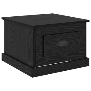 vidaXL Table basse Ch&ecirc;ne noir 50 x 50 x 35 cm Bois d'ing&eacute;nierie