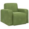 vidaXL Fauteuil Vert clair Velours