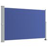vidaXL Auvent lat&eacute;ral r&eacute;tractable de patio 160x300 cm Bleu