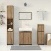 vidaXL Ensemble de meubles salle de bain 4 pcs bois d'ing&eacute;nierie