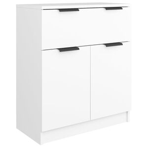 vidaXL Buffet Blanc 60x30x70 cm Bois d'ing&eacute;nierie