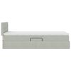 vidaXL Lit de Rangement avec matelas Gris clair 90 x 200 cm Velours