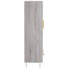 vidaXL Buffet haut sonoma gris 69,5x31x115 cm bois d'ing&eacute;nierie