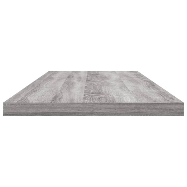 vidaXL &Eacute;tag&egrave;res murales 4 pcs sonoma gris 80x20x1,5 cm bois ing&eacute;nierie