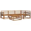 vidaXL Ensemble de canap&eacute;s d'ext&eacute;rieur 5 pcs Naturel