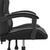 vidaXL Chaise de jeu Noir Similicuir