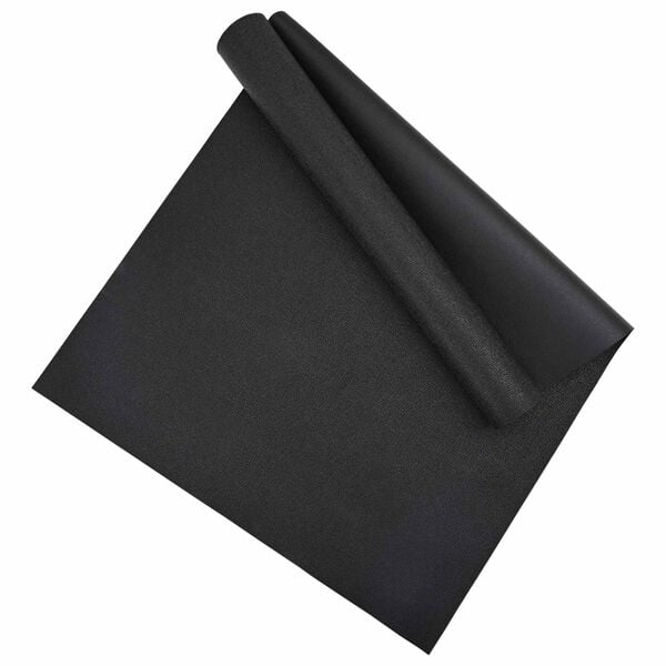 vidaXL Tapis de Protection Sport Noir 200 x 90 x 0,6 cm PVC
