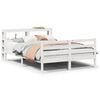 vidaXL Cadre de lit avec t&ecirc;te de lit sans matelas 160x200 cm