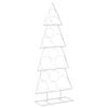 vidaXL Arbre de No&euml;l en m&eacute;tal KUOPIO 125 cm Acier Blanc