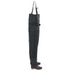 vidaXL Cuissardes avec bottes et ceinture noir taille 43
