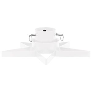 vidaXL Support de sapin de No&euml;l Blanc 47x47x13,5 cm