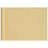 vidaXL &Eacute;cran de balcon sable 75x300 cm 100% polyester oxford
