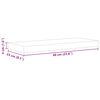 vidaXL &Eacute;tag&egrave;res flottantes 4 pcs ch&ecirc;ne et blanc 60x23,5x3,8 cm MDF