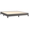vidaXL Cadre de lit sans matelas gris 160x200 cm similicuir