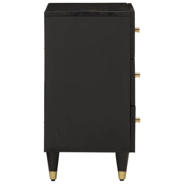 vidaXL Table de chevet 50x33x60 cm bois de manguier massif