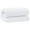 vidaXL Couette avec Oreillers avec oreiller 3 pcs Blanc Microfibre