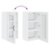 vidaXL Armoire de cuisine Kalmar Blanc brillant 40 x 31 x 80 cm