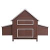 vidaXL Poulailler Marron 157x97x110 cm Bois