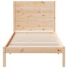 vidaXL Cadre de lit extra long sans matelas 100x220 cm bois massif