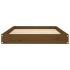 vidaXL Lit pour chien Marron miel 91,5x64x9 cm Bois de pin solide
