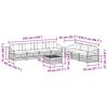 vidaXL Ensemble de canap&eacute;s d'ext&eacute;rieur 8 pcs Naturel et Beige