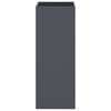 vidaXL Jardinière anthracite 32x29x75 cm acier