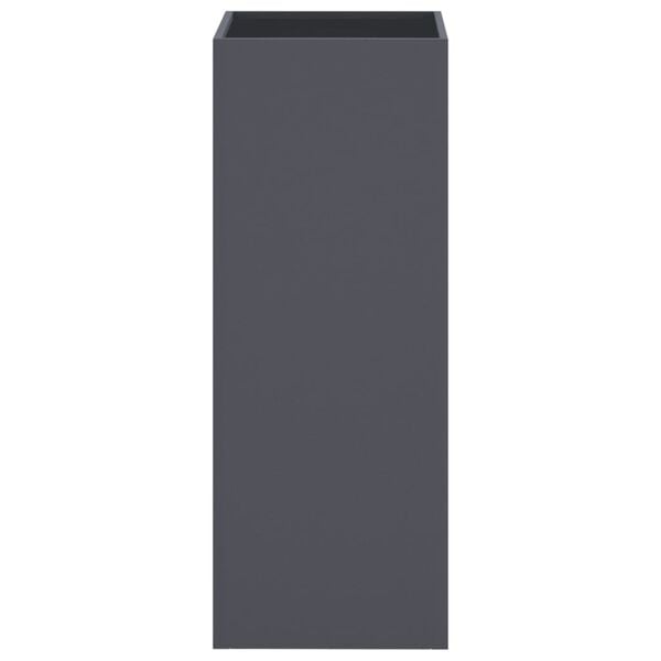 vidaXL Jardinière anthracite 32x29x75 cm acier