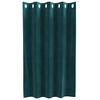 vidaXL Rideaux occultants 2 pcs Vert fonc&eacute; 140 x 140 cm Velours
