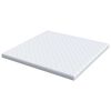 vidaXL Matelas Blanc 200 x 200 cm Tissu jacquard