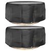 vidaXL Housses pour meubles de jardin 2 pcs 10 &oelig;illets &Oslash;260x90 cm rond