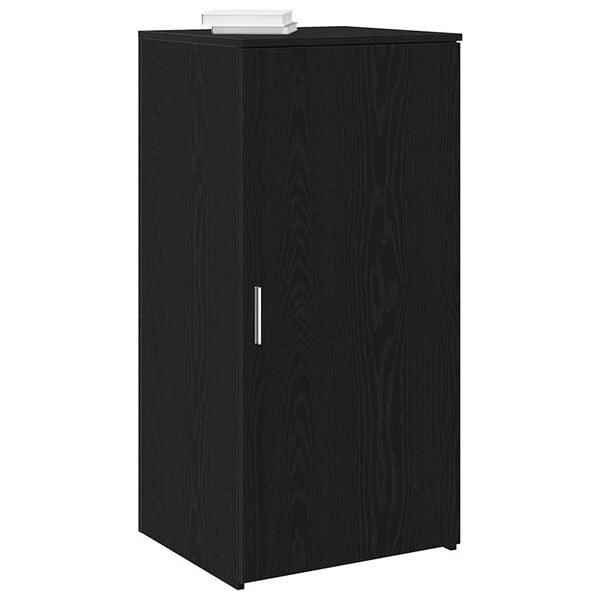 vidaXL Armoire de rangement Noir 50x45x103,5 cm Bois d'ing&eacute;nierie