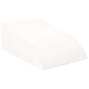 vidaXL Coussin pour les jambes Blanc 68 x 41 x 24 cm Mousse PU