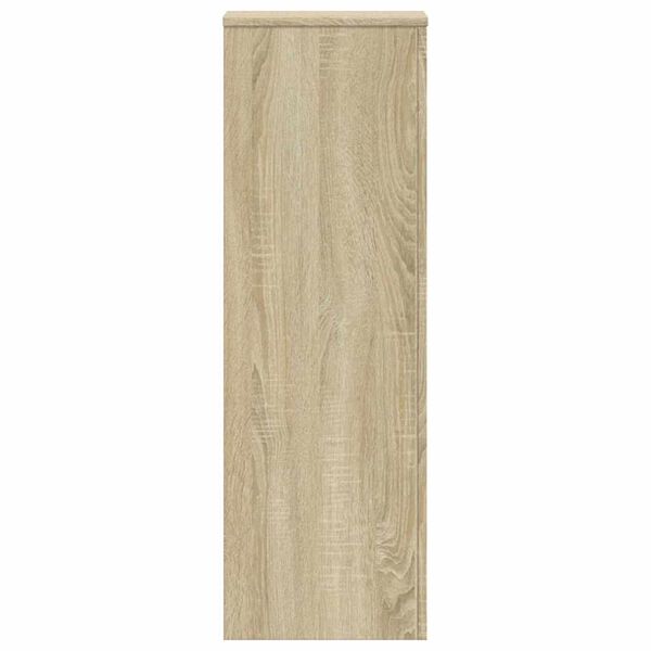 vidaXL Support pour plantes ch&ecirc;ne sonoma 33x33x100cm bois d'ing&eacute;nierie