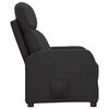 vidaXL Fauteuil inclinable Noir Similicuir