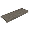 vidaXL Tapis d'escalier autocollants 30 pcs 65x21x4 cm gris et beige