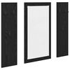 vidaXL Porte-manteau mural Montage mural Ch&ecirc;ne noir 96 x 1,5 x 90 cm