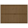 vidaXL T&ecirc;te de lit murale Marron miel 159,5x3x110cm Bois massif de pin