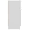 vidaXL Buffets 2 pcs blanc 30x30x70 cm bois d'ingénierie