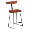 vidaXL Tabourets de bar lot de 2 49x43x79 cm bois de manguier massif