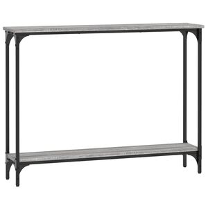 vidaXL Table console sonoma gris 100x22,5x75 cm bois d'ing&eacute;nierie
